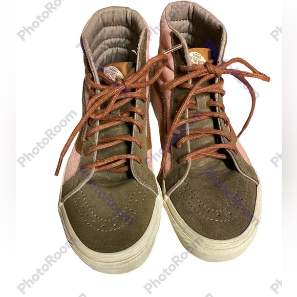 VANS OFF THE WALL SK8 SNEAKERS HIGH TOP UNIZEX MENS 8.5 WOMENS 10 gently loved - Picture 3 of 9